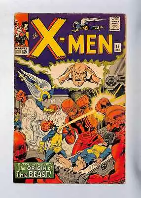 (5656) X-MEN (1963) #15 Grade 4 Origin Of Beast  Dec 1965 I SHIP FAST! • $105.60