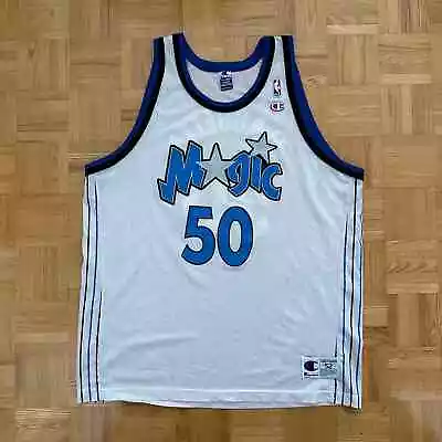 Vintage 1999 Champion Orlando Magic #50 Corey Maggette Rookie Jersey 52 XXL • $125