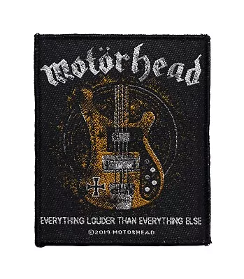 Motorhead Everything Louder Woven Sew On Battle Jacket Patch - Licensed 091-7 • $6.50