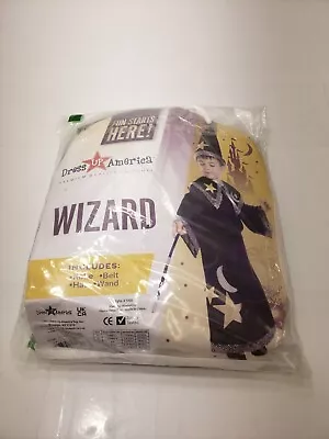 Dress Up America Magic Magician Wizard Youth Child Costume Size L 12-14 New • $17.99