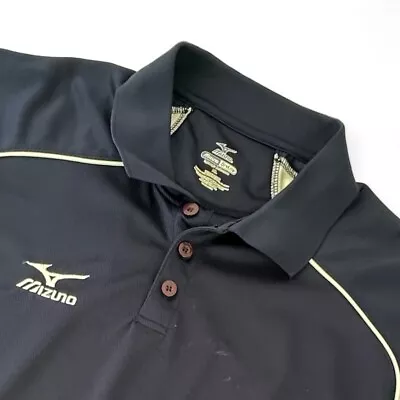 Mizuno Dry Lite  Lightweight Performance Polo Shirt Adult XL Blue/White Baseball • $15.87