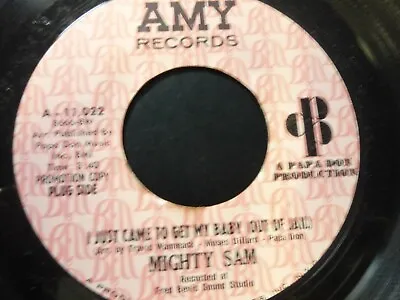 MIGHTY SAM: Baby Come On Home / I Just Came To Get My Baby 45 Promo Soul • $10