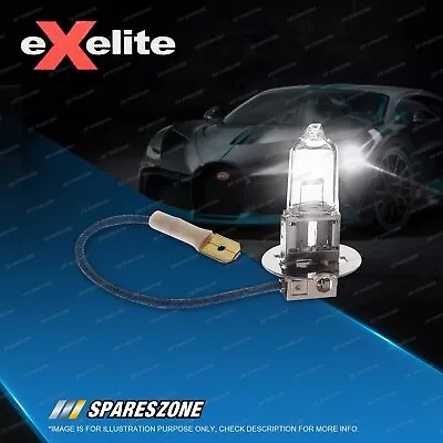 Exelite Halogen Car Head Light Lamp Globes H3 12V 100W Xenon Twin Pack • $25.95