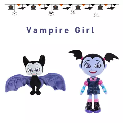 Cute 1/2pcs Vampirina Plush Toys Character Vampire Girl Bat Stuffed Doll Kid • £7.80