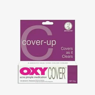 5x Oxy Cover-Up 25g Acne Pimple Medication Stubborn Acne Free Expedited Shipping • $102.26
