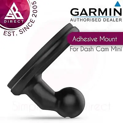 $24.98 • Buy Garmin Low Profile Adhesive Mount For Dash Cam Mini-Mini2-Catalyst│010-12530-04