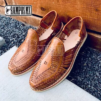 Mens Mexican Leather ShoesHandmade Mexican HuarachesHuaraches Mexicanos Hombre • $47.50