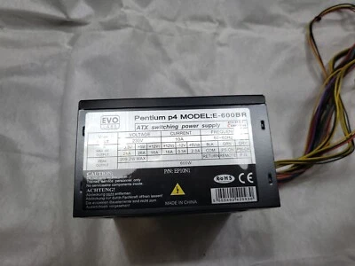 £10 • Buy EVO Labs E-600BR 600W Desktop PSU ATX Power Supply Unit