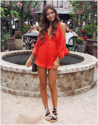 $59 • Buy Alice McCall Keep Me There Playsuit - Red - Size 6 RRP: $340