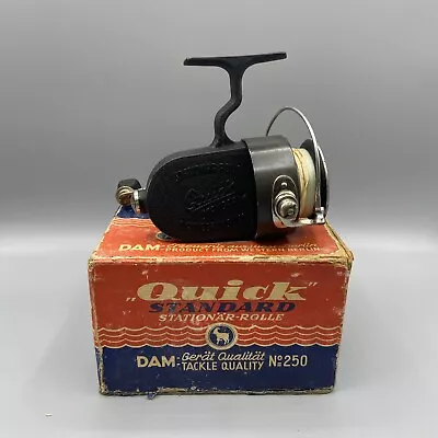 Vintage DAM Quick Standard No. 250 Stationary Reel W/Original Box Western Berlin • $95