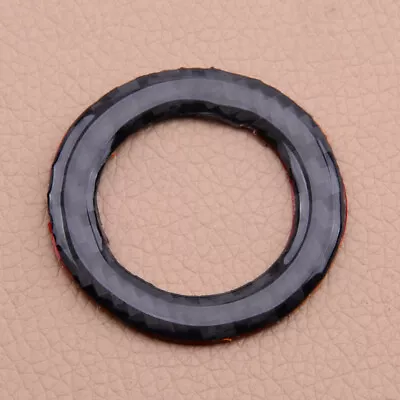 Carbon Fiber Start Switch Ring Trim Cover Fit For Ford Mustang 2009-2013 Ct • £3.83