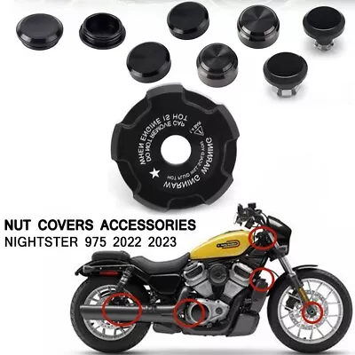 $116.09 • Buy Front Rear Axle Nut Covers Kits Accessories Nightster 975 RH975Special 2022 2023