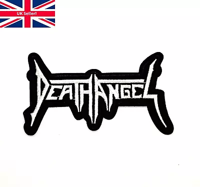 Iron Sew On DEATH ANGEL Patch Trash Metal Band Logo Applique Patches For Clothes • £2.99