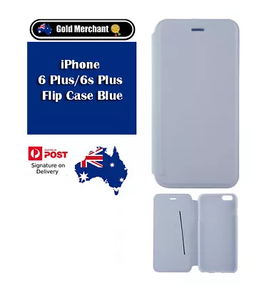 IPhone 6 Plus/6s Plus Flip Case Blue 13/18 • £9.56