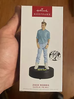 Hallmark Christmas Ornament 2022 ZACK MORRIS Saved By The Bell MAGIC Sound H20 • $8.99