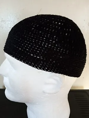 Kufi BLACK KUFFI Beanie Artists Musicians Prayer Hat Rasta • $4.35