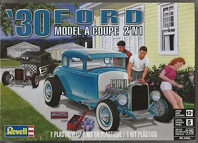 Revell 1930  '30 Ford Model A Coupe Builds 1 Of 2 Ways In 1/25  4464  ST (102) • $32.29