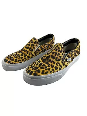 Vans Slip-On Leopard White US Womens Size 7.5 / Mens Size 6 Rare Shoes Unisex • $21.99