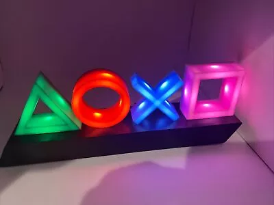 PlayStation Icons Gaming Decor Light Up Sign • $15.95