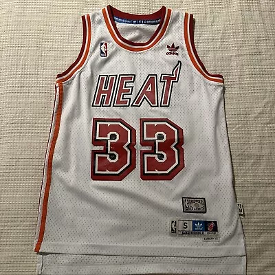 Miami Heat Alonzo Mourning Adidas Jersey Men’s Size Small • $59.95