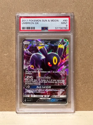 $32 • Buy Pokemon TCG Sun & Moon Base Set Umbreon GX 80/149 - PSA 9