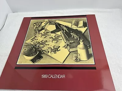 M.C. Escher 1989 Vintage Calendar Individual Oversized Prints So Beautiful! • £45.60