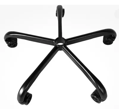 Office 25”Replacement Black Metal Office  Chair Or Stool Base 5 Leg With Caster • $38