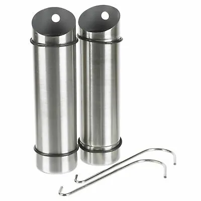 2 Pcs Stainless Steel Radiator Humidity Control Humidifier Set Hanging Hooks • £7.88