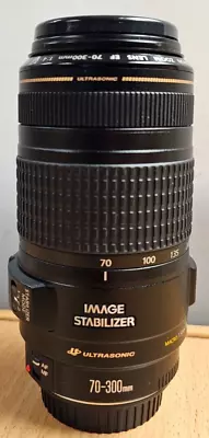 Canon EF 70-300mm Image Stabilizer IS USM F4-5.6 Zoom Lens For EOS DSLR • £199.99