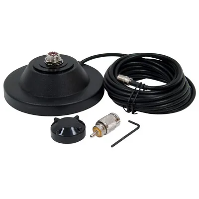 Wilson  Antennas 880-900813B Black Magnetic Antenna Mount W/ Cable • $61.15