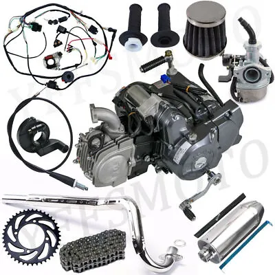 Lifan 125cc Engine Motor Semi Auto For CT70 CRF50 DRZ110 Z50 CL70 Pit Trail Bike • $599.40