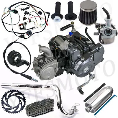 Lifan 125cc Engine Motor Semi Auto For CT70 CT110 DRZ110 Z50R CL70 Dirt Bike 140 • $599.33