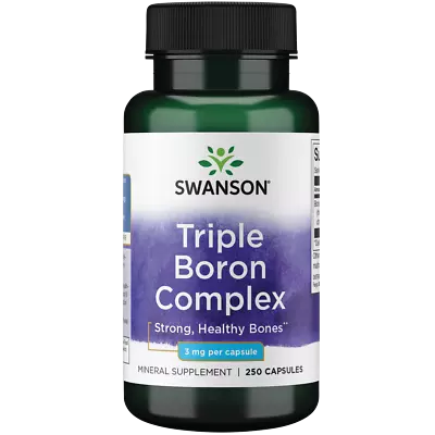 Swanson Triple Boron Complex Capsules 3 Mg 250 Count • $12.03