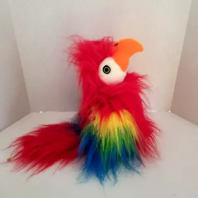 Fiesta Parrot Plush 10.5 Inches Colorful Huggable Rainbow Colored Bird • $14.98