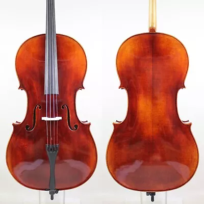 Copy Stradivari Cello 4/4 Old Spruce German Antique! #7985 • $0.99