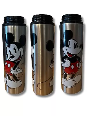 Mickey Mouse Stainless Steel Water Bottle 26oz * LID NOT INCLUDED * Disney Store • $8.99