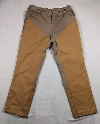 Orvis Brush Guard Pants Mens 36x33 Canvas Outdoor Field Hunting Double Knee • $39.99