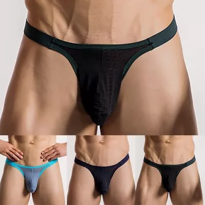 $9.05 • Buy Mens Sexy T-Back G-string Panties Briefs Underwear Stripper Pouch Tangas Thong