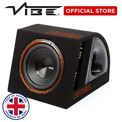 £149.99 • Buy EDGE 10  Car Audio 750W Peak Sub Active Bass Subwoofer Speaker Amp & Enclosure