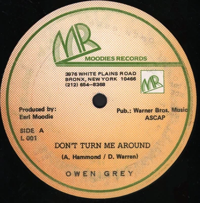 £4.56 • Buy OWEN GRAY Don't Turn Me Around 12 INCH VINYL USA Moodies 2 Track In Generic