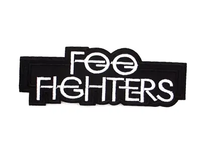 £3.20 • Buy Foo Fighters Iron On Sew Embroidered Patch Badge Collectable Rock Metal Band