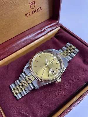 Rolex Tudor Daydate - Vintage Watch - 2 Tone Gold & Steel • $2975