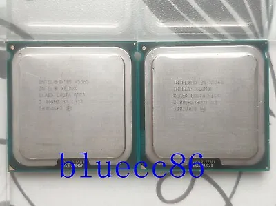 Matching Pair （2） Intel Xeon X5365 3GHz Quad-Core LGA771 CPU Processor • $48