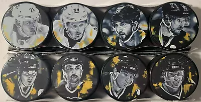 Inglasco Pittsburgh Penguins Collectible Puck Set: 2 Sets: RARE Modern Team Set • $69.99