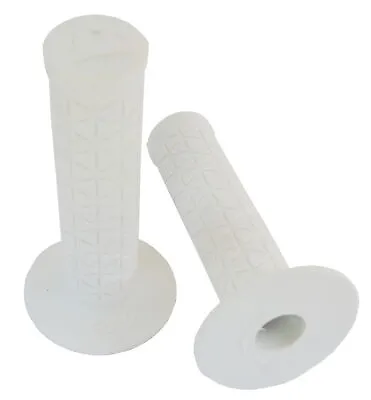 AME Old School BMX Bicycle Grips - TRI - WHITE • $18.99