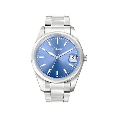 S.oliver Men's Wristwatch Stainless Steel Silver 2037714 • $100.65