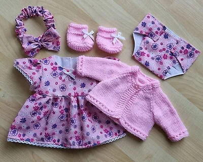 £11.99 • Buy My First Baby Annabell/14 Inch Doll 5 Piece Pink Floral Dress Set (84)