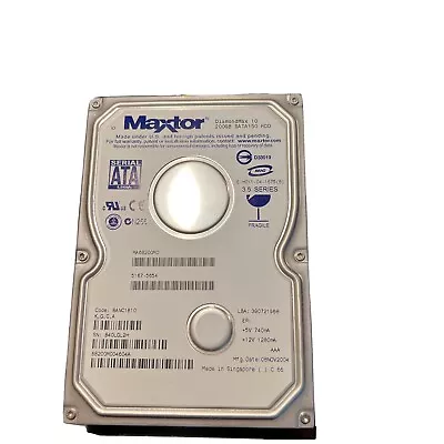 Maxtor DiamondMax 10 200G 6B200M0 SATA Hard Drive Banc1B10 K G C A • $24.98