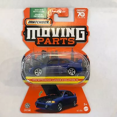 1996 Mitsubishi Lancer Evolution * 2023 Matchbox Moving Parts Case H * New * T10 • $9.99