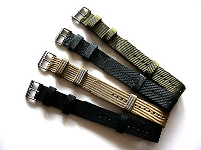 NATO G10 Commando Heavy Ballistic Nylon Watchband Strap Diver Aviator Tactical • $22.95